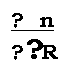 : ∑  n
∑√R
