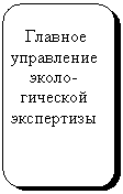 Скругленный прямоугольник: Главное управление эколо-
гической экспертизы